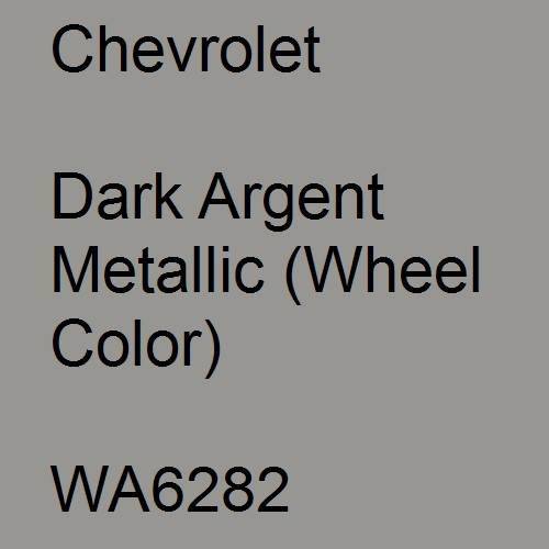 Chevrolet, Dark Argent Metallic (Wheel Color), WA6282.
